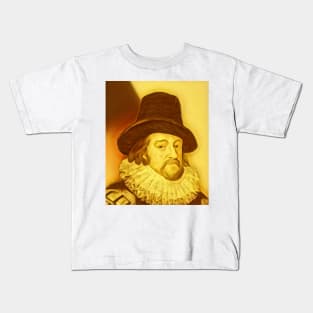 Francis Bacon Golden Portrait | Francis Bacon Artwork 9 Kids T-Shirt